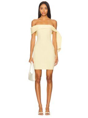 SNDYS Jaymes Mini Dress in Panna Cotta Medium New Womens Knit